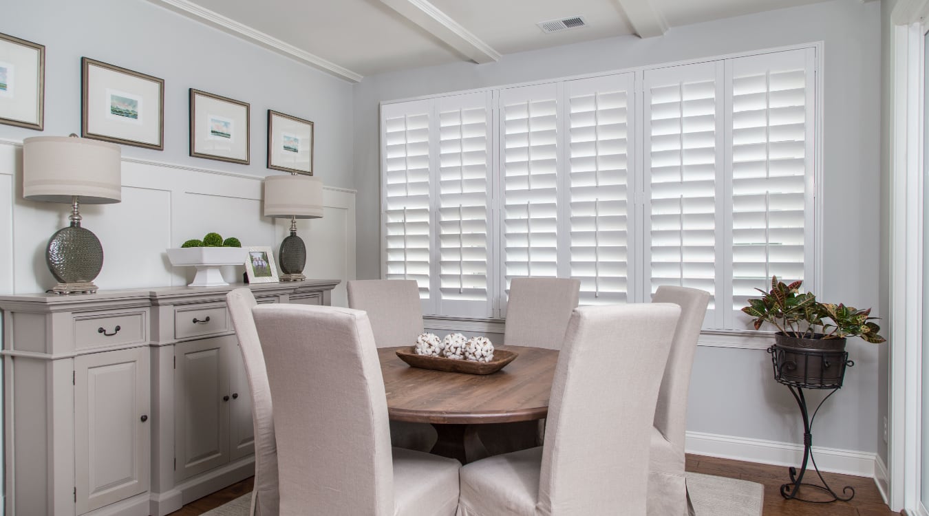 shutters in Orlando living room